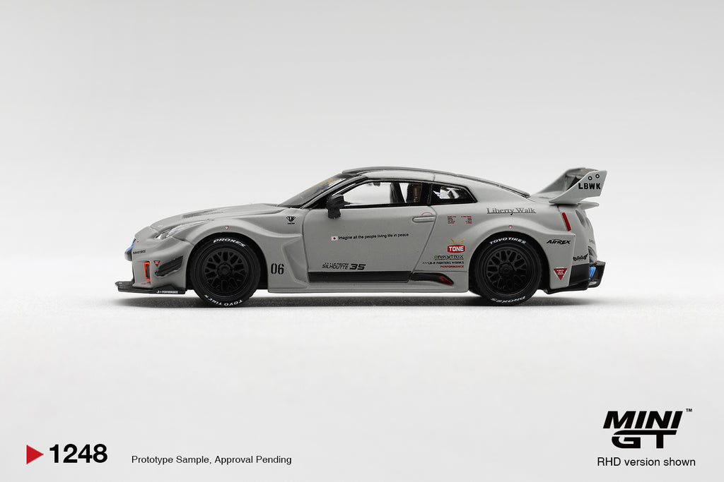[PRE ORDER] Mini GT 1/64 NISSAN LB-Silhouette WORKS GT 35GT-RR Ver.1 Matt Grey MGT01248-L Diecast Scale Model