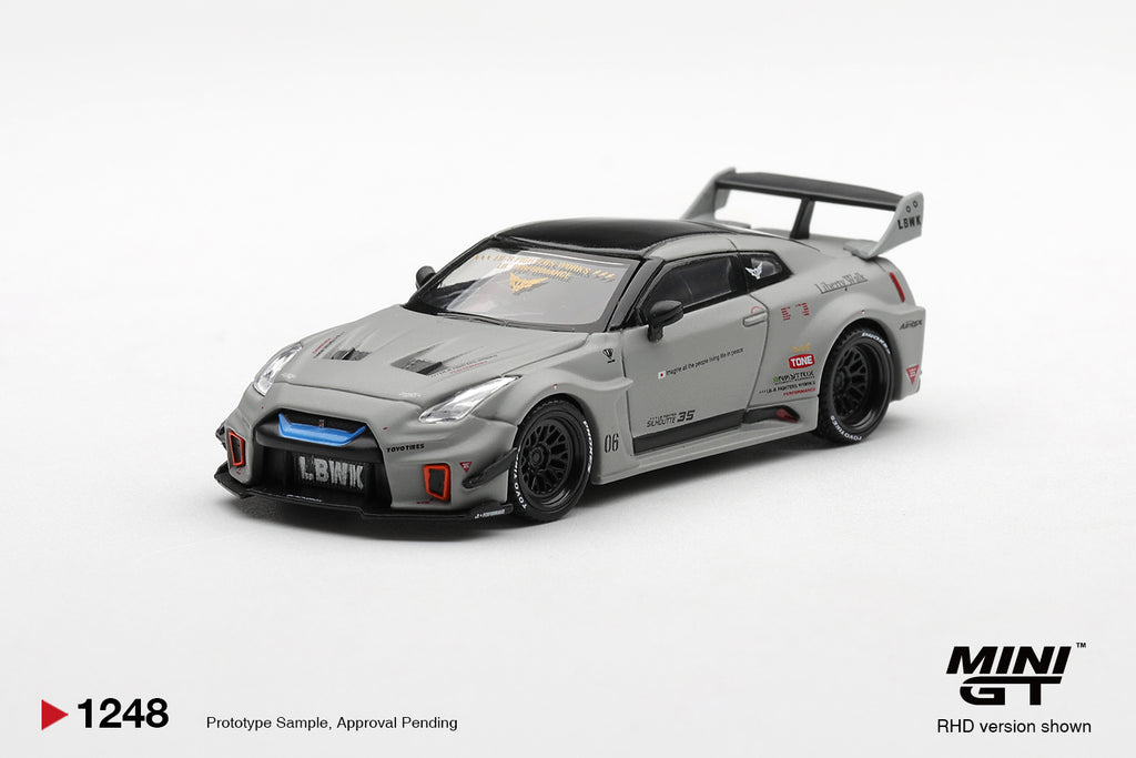 [PRE ORDER] Mini GT 1/64 NISSAN LB-Silhouette WORKS GT 35GT-RR Ver.1 Matt Grey MGT01248-L Diecast Scale Model
