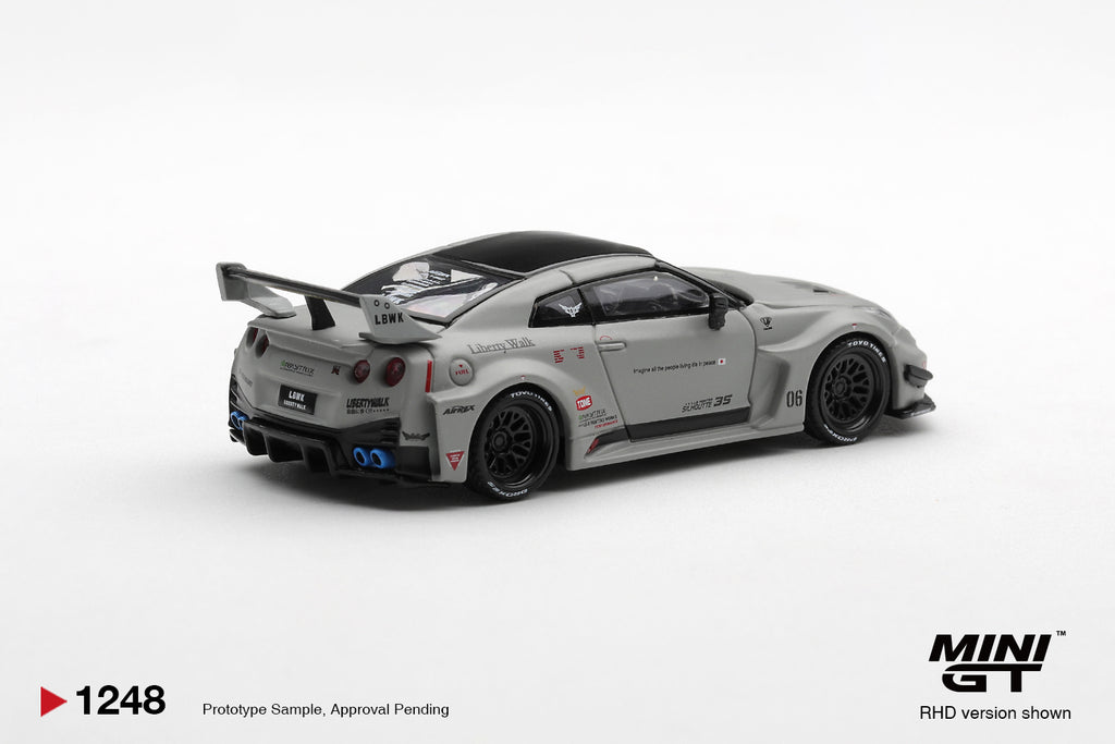 [PRE ORDER] Mini GT 1/64 NISSAN LB-Silhouette WORKS GT 35GT-RR Ver.1 Matt Grey MGT01248-BL Diecast Scale Model