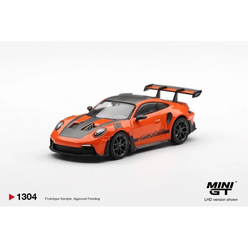 [PRE ORDER] Mini GT 1/64 Porsche 911 (992) GT3 RS Gulf Orange Weissach Package 2024 MGT01304-L Diecast Scale Model