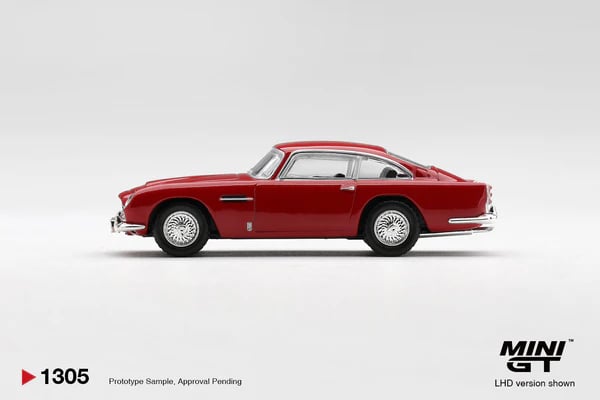 [PRE ORDER] Mini GT 1/64 Aston Martin DB5 1965 Fiesta Red MGT01305-L Diecast Scale Model