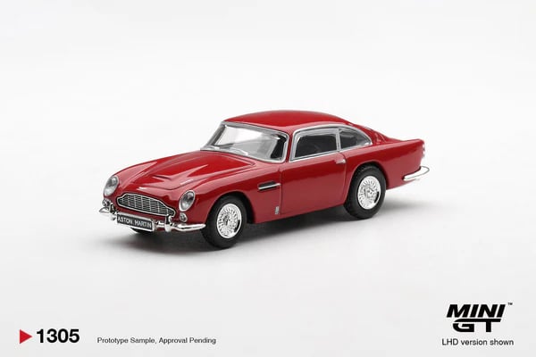 [PRE ORDER] Mini GT 1/64 Aston Martin DB5 1965 Fiesta Red MGT01305-L Diecast Scale Model