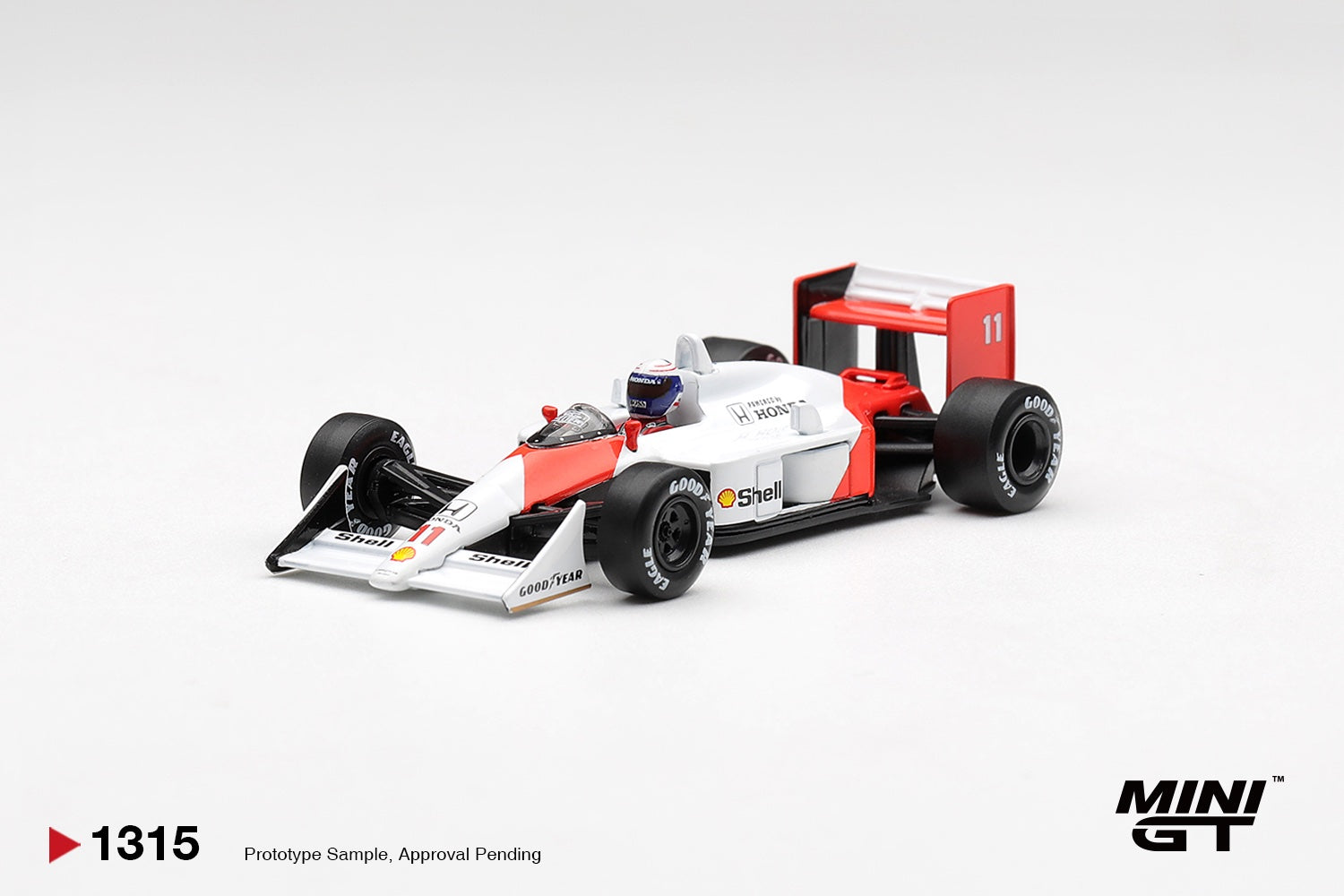 [PRE ORDER] Mini GT 1/64 McLaren MP4/4 #11 Alain Prost 1988 Canadian Grand Prix 2nd Place MGT01315-L Diecast Scale Model