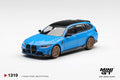 [PRE ORDER] Mini GT 1/64 BMW M3 M Performance Touring Riviera Blue MGT01319-L Diecast Scale Model