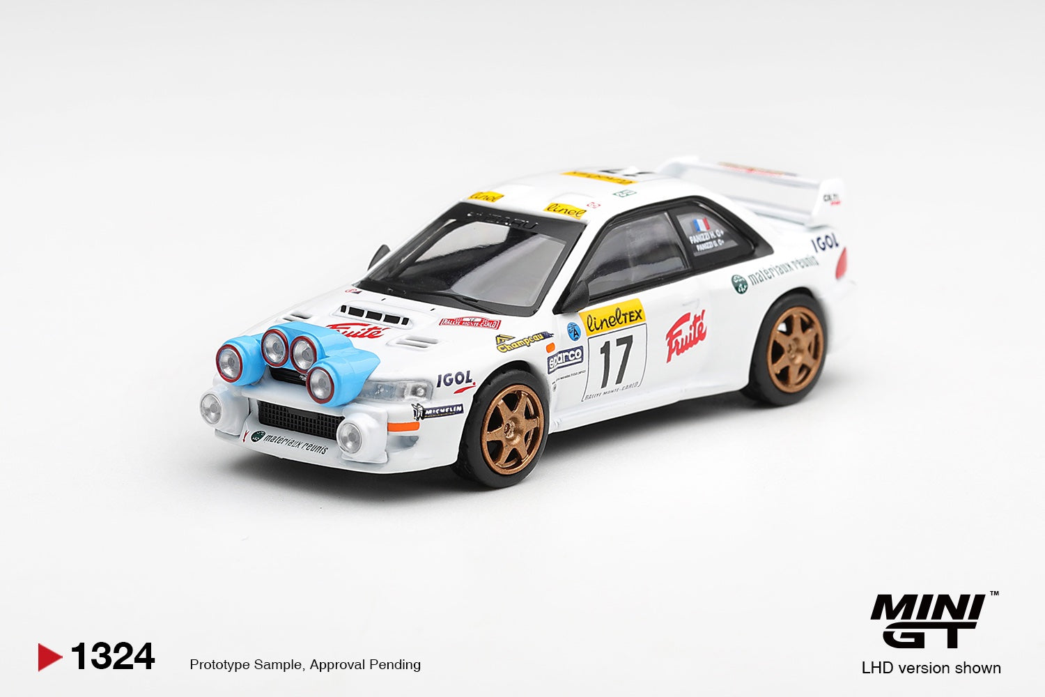 [PRE ORDER] Mini GT 1/64 Subaru Impreza WRC98 #17 1999 Rally Monte-Carlo MGT01324-L Diecast Scale Model Car