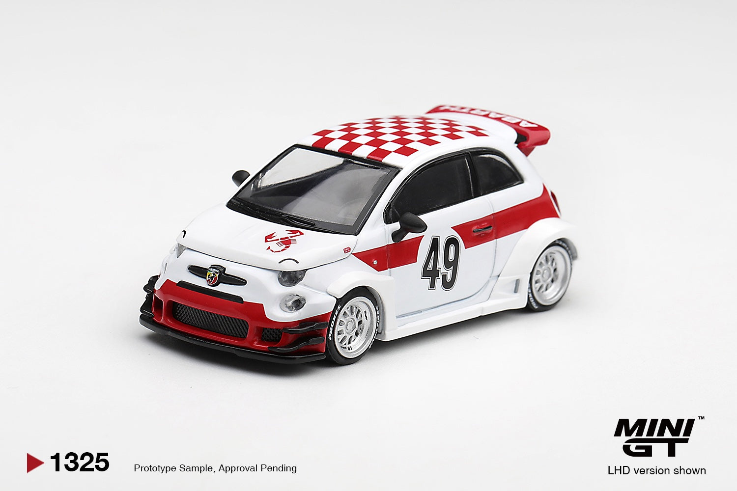 [PRE ORDER] Mini GT 1/64 Abarth 595 LB-WORKS x Abas Works 1000 TC Tribute MGT01325-L Diecast Scale Model Car