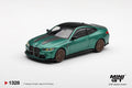 [PRE ORDER] Mini GT 1/64 BMW M4 CS Frozen Isle of Man Green Metallic MGT01328-L Diecast Scale Model Car