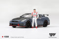 [PRE ORDER] Mini GT 1/64 Nissan GT-R Nismo 2024 Tsukuba Production Car Lap Record W/ Matsuda Figure Tsugio Matsuda Collection MGT01333-R Diecast Scale Model Car