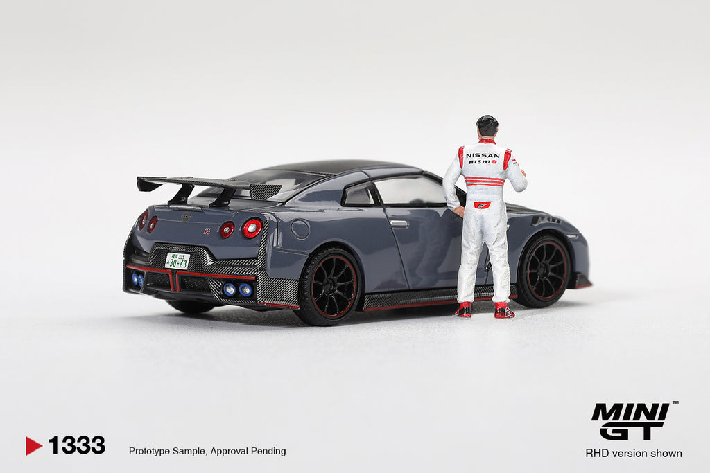 [PRE ORDER] Mini GT 1/64 Nissan GT-R Nismo 2024 Tsukuba Production Car Lap Record W/ Matsuda Figure Tsugio Matsuda Collection MGT01333-R Diecast Scale Model Car