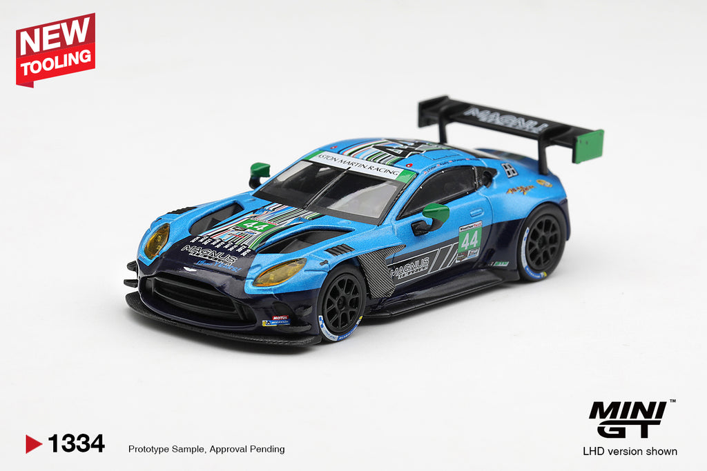 [PRE ORDER] Mini GT 1/64 Aston Martin Vantage GT3 Evo #44 Magnus Racing 2025 IMSA Daytona 24 Hrs MGT01334-L Diecast Scale Model Car