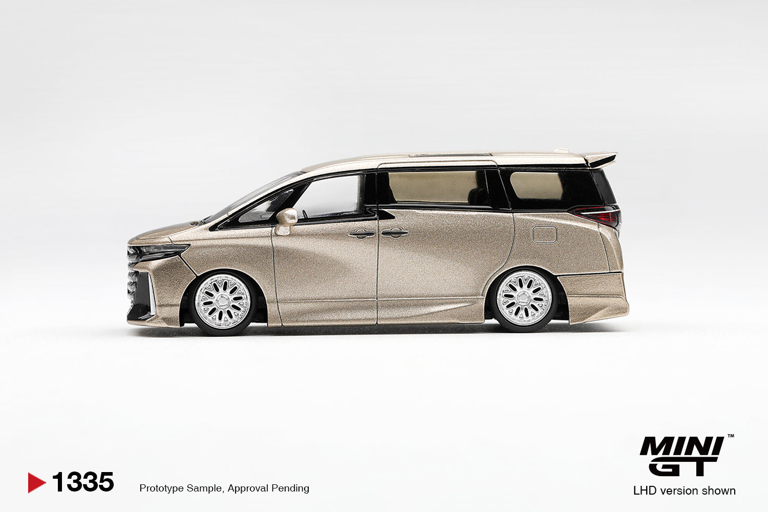 [PRE ORDER] Mini GT 1/64  Toyota Vellfire 40 KUHL Gold Metallic MGT01335-L Diecast Scale Model Car