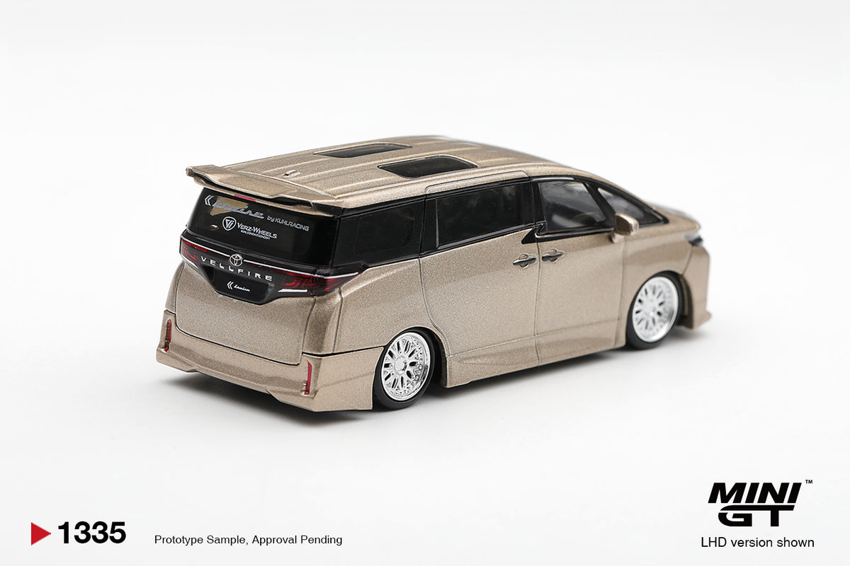 [PRE ORDER] Mini GT 1/64 Toyota Vellfire 40 KUHL Gold Metallic/ Blister Packaging MGT01335-BL Diecast Scale Model Car