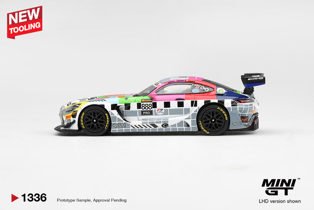 [PRE ORDER] Mini GT 1/64 Mercedes-AMG GT3 #888 Mercedes-AMG Team GMR Meguiar´s Bathurst 12 Hour 2025 MGT01336-L Diecast Scale Model Car