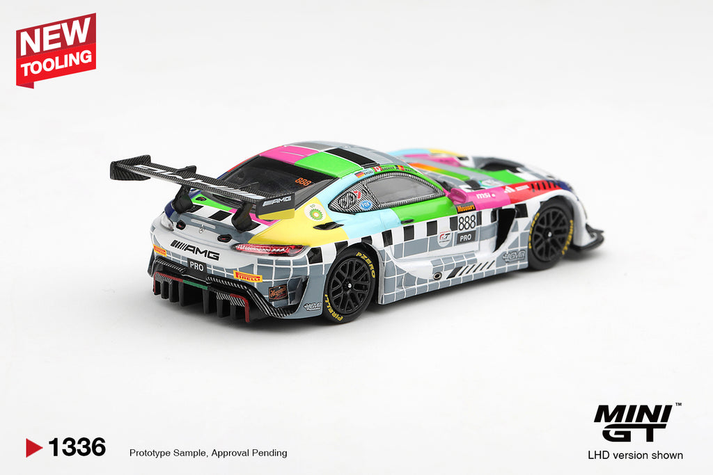 [PRE ORDER] Mini GT 1/64 Mercedes-AMG GT3 #888 Mercedes-AMG Team GMR Meguiar´s Bathurst 12 Hour 2025 MGT01336-L Diecast Scale Model Car