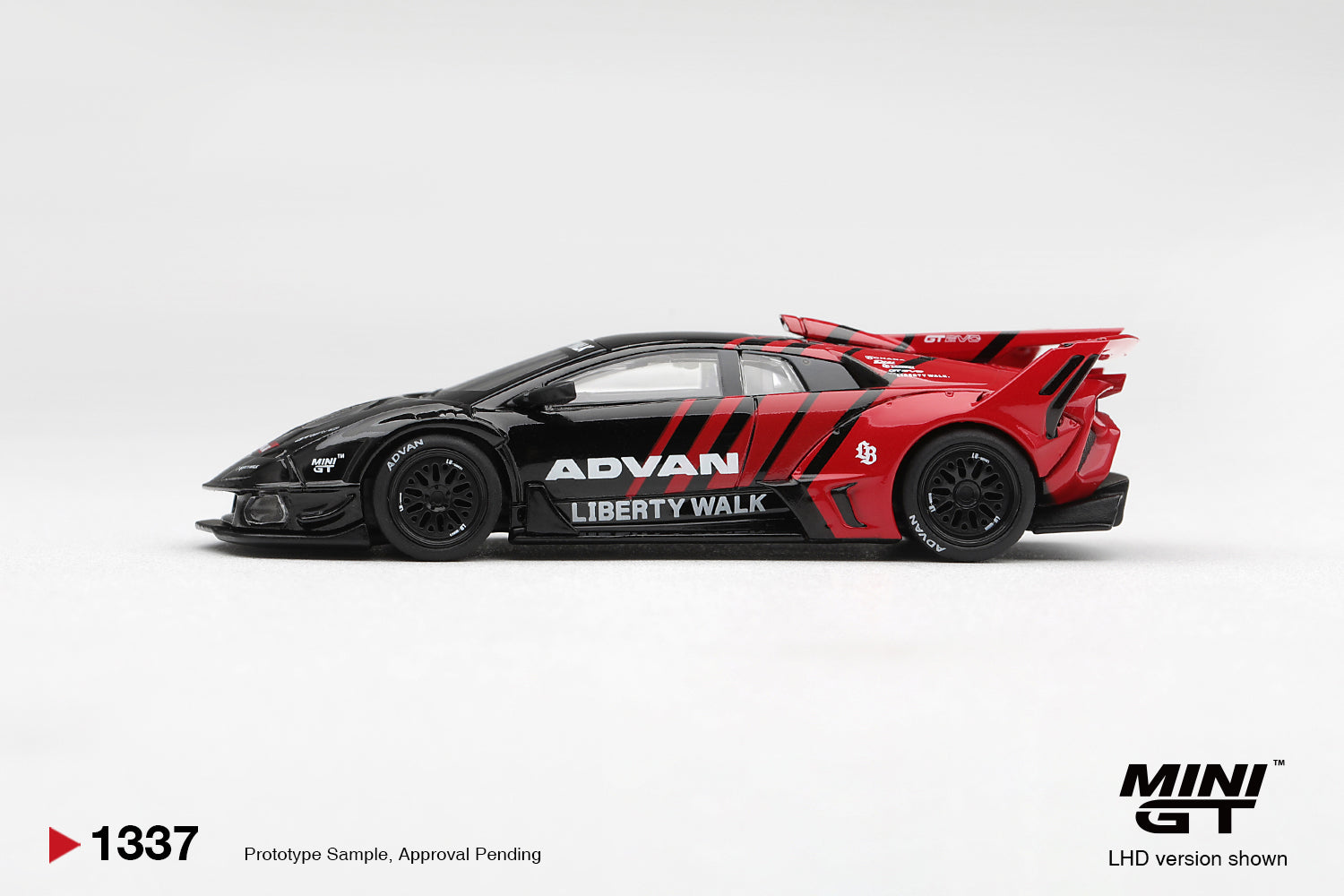 [PRE ORDER] Mini GT 1/64 Lamborghini LB-Silhouette WORKS MURCIELAGO GT Evo Advan/ Blister Packaging MGT01337-BL Diecast Scale Model Car