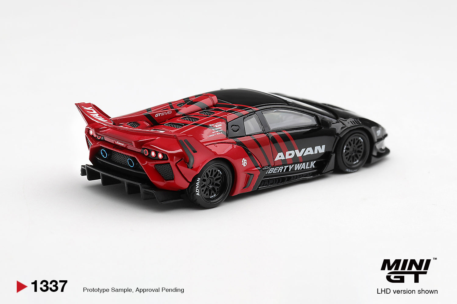 [PRE ORDER] Mini GT 1/64 Lamborghini LB-Silhouette WORKS MURCIELAGO GT Evo Advan/ Blister Packaging MGT01337-BL Diecast Scale Model Car