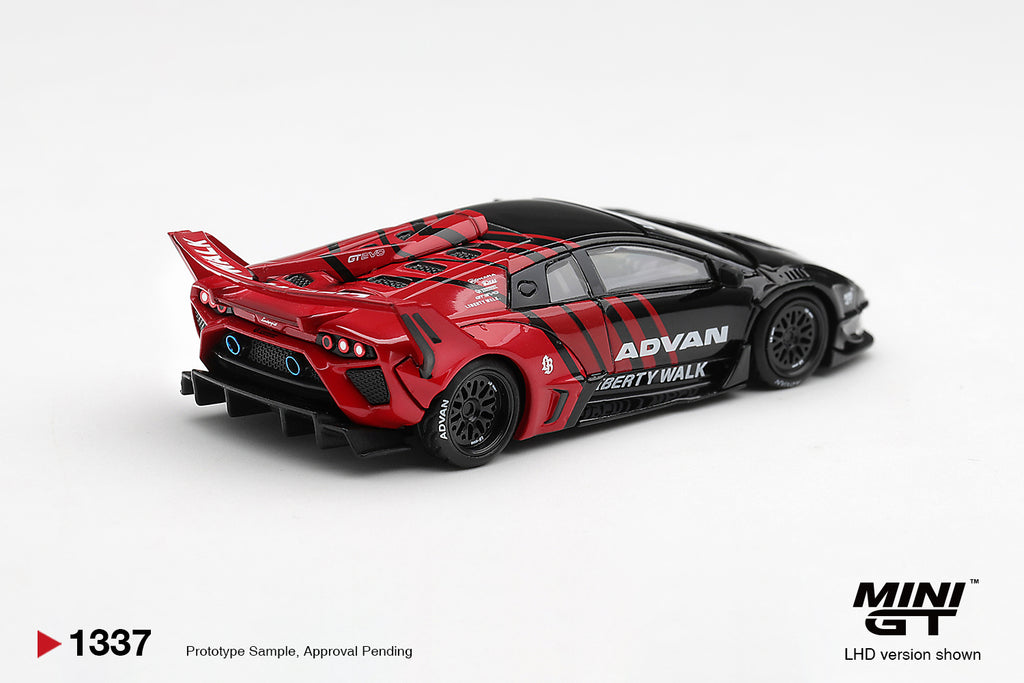 [PRE ORDER] Mini GT 1/64 Lamborghini LB-Silhouette WORKS MURCIELAGO GT Evo Advan MGT01337-L Diecast Scale Model Car