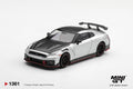 [PRE ORDER] Mini GT 1/64 Nissan GT-R NISMO 2024 Silver MGT01361-L Diecast Scale Model