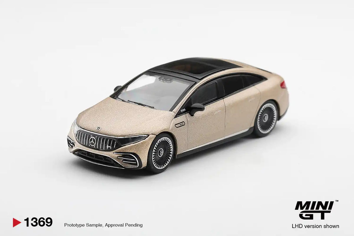 [PRE ORDER] Mini GT 1/64 Mercedes-AMG EQS 53 Gold MGT01369-L Diecast Scale Model