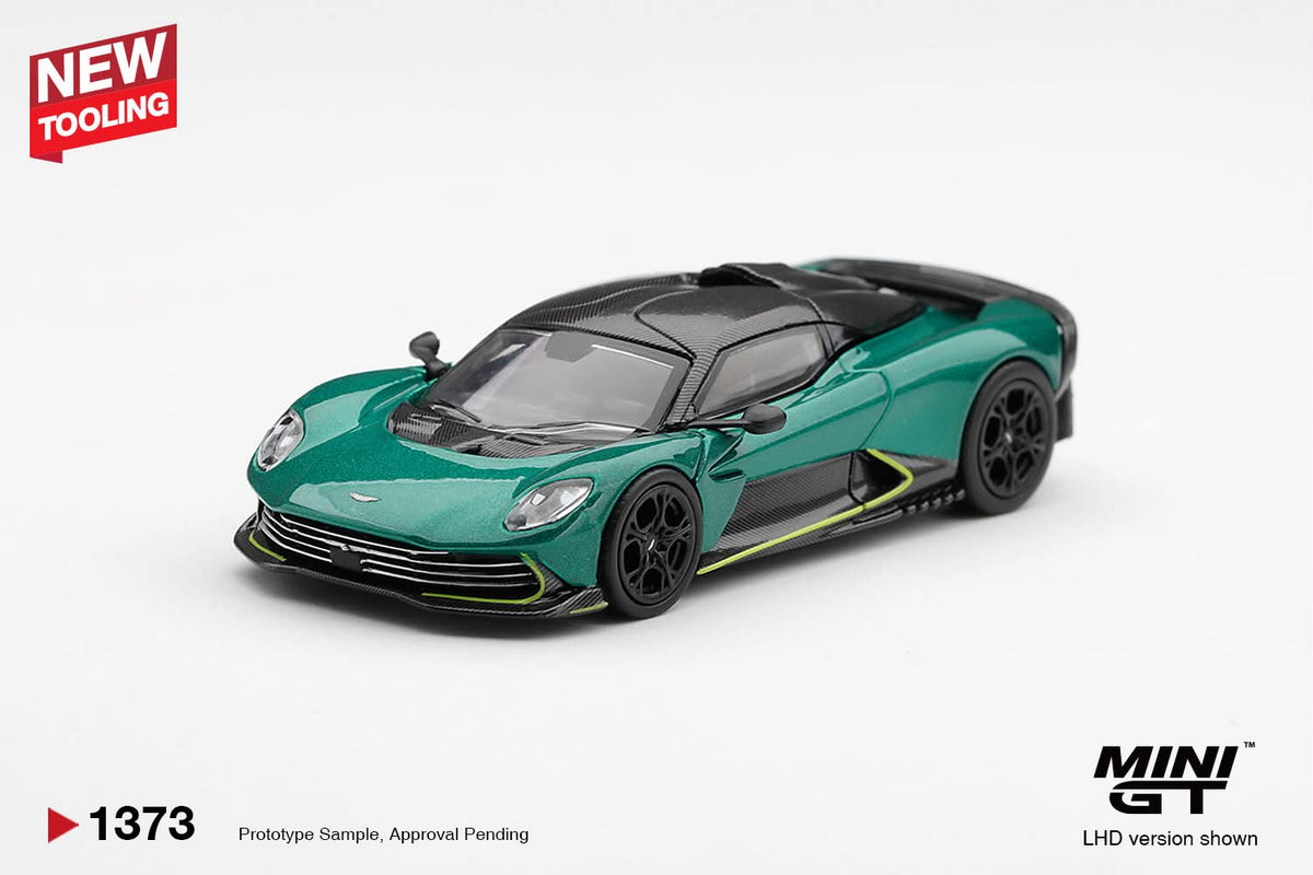 [PRE ORDER] Mini GT 1/64 Aston Martin Valhalla Podium Green MGT01373-L Diecast Scale Model