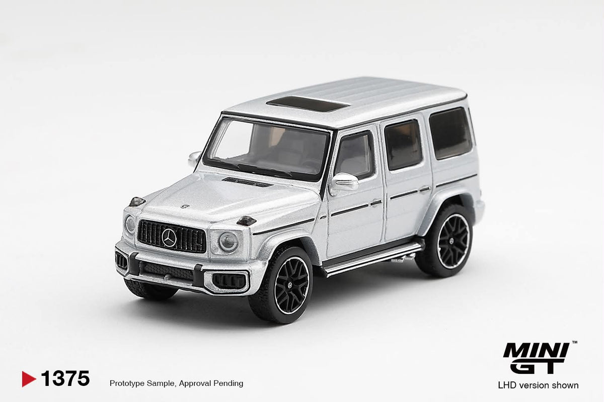 [PRE ORDER] Mini GT 1/64 Mercedes-AMG G 63 Silver Metallic MGT01375-L Diecast Scale Model