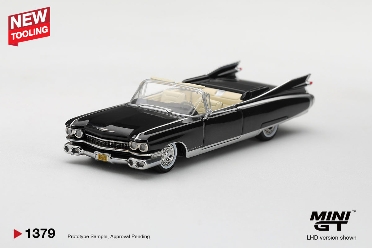 [PRE ORDER] Mini GT 1/64 Cadillac Eldorado Biarritz 1959 Black MGT01379-L Diecast Scale Model