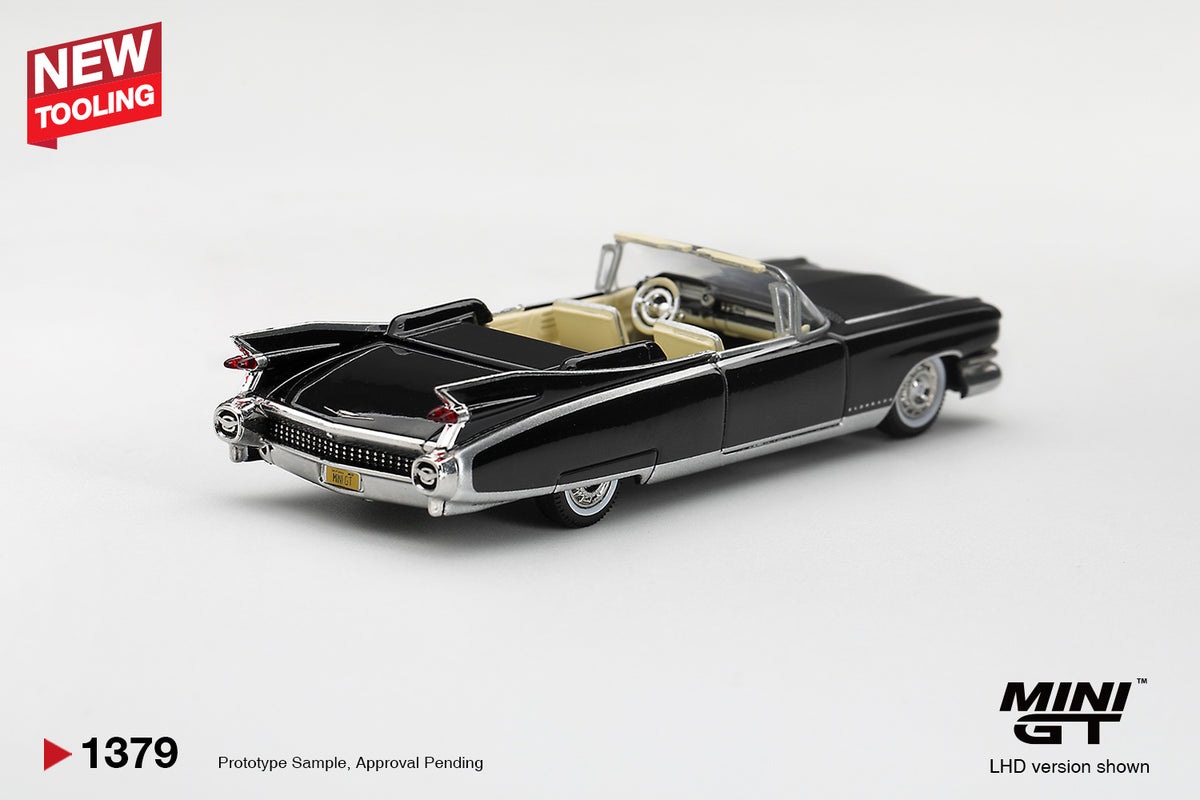 [PRE ORDER] Mini GT 1/64 Cadillac Eldorado Biarritz 1959 Black MGT01379-L Diecast Scale Model