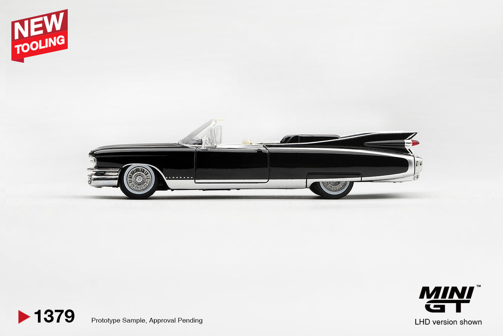 [PRE ORDER] Mini GT 1/64 Cadillac Eldorado Biarritz 1959 Black MGT01379-L Diecast Scale Model