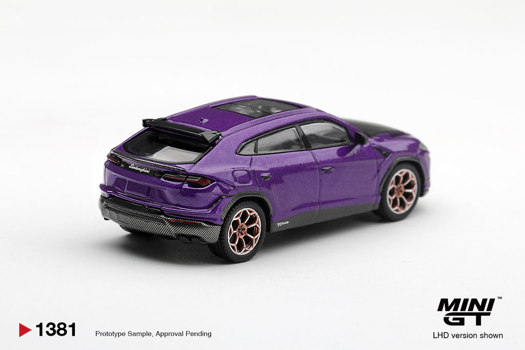 [PRE ORDER] Mini GT 1/64 Lamborghini Urus Performante Viola Pasifae MGT01381-L Diecast Scale Model