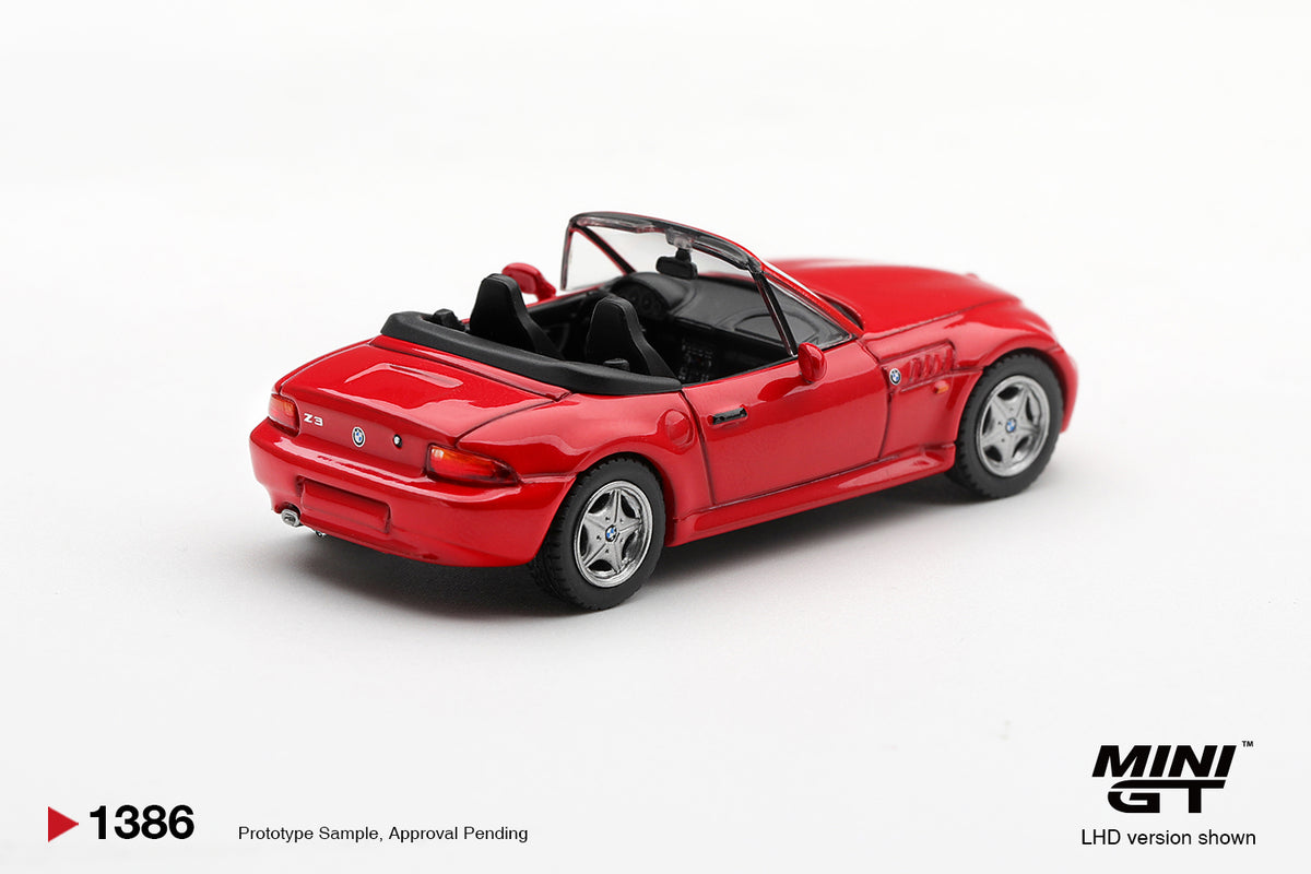 [PRE ORDER] Mini GT 1/64 BMW Z3 Hellrot MGT01386-L Diecast Scale Model