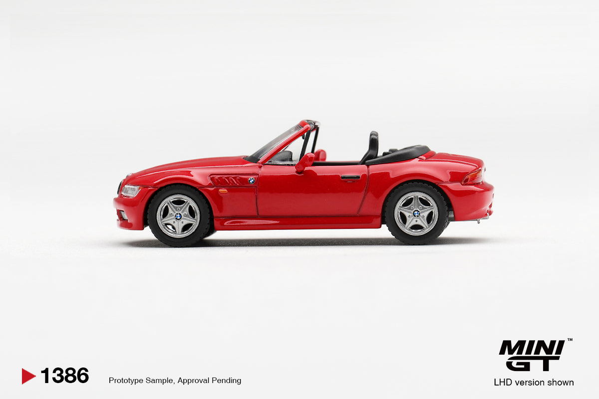 [PRE ORDER] Mini GT 1/64 BMW Z3 Hellrot MGT01386-L Diecast Scale Model