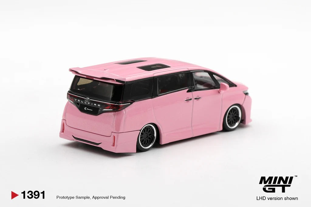 [PRE ORDER] Mini GT 1/64 Toyota Vellfire 40 KUHL Metallic Pink MGT01391-L Diecast Scale Model