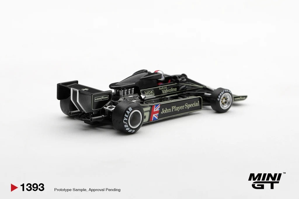 [PRE ORDER] Mini GT 1/64 1977 Mario Andretti US GP West Winner #5 Lotus 78 MGT01393-L Diecast Scale Model
