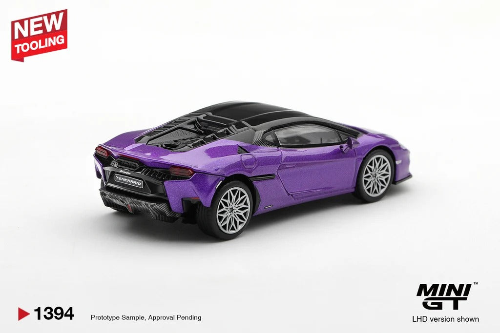 [PRE ORDER] Mini GT 1/64 Lamborghini Temerario Viola Pasifae MGT01394-L Diecast Scale Model