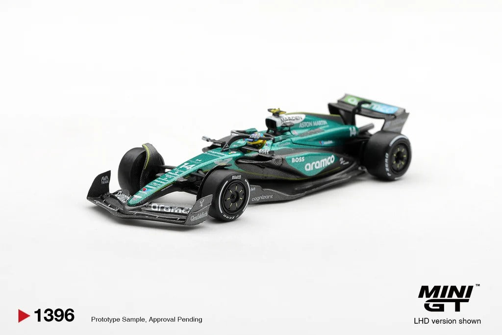 [PRE ORDER] Mini GT 1/64 2024 Fernando Alonso - Las Vegas GP - #14 Aston Martin MGT01396-L Diecast Scale Model