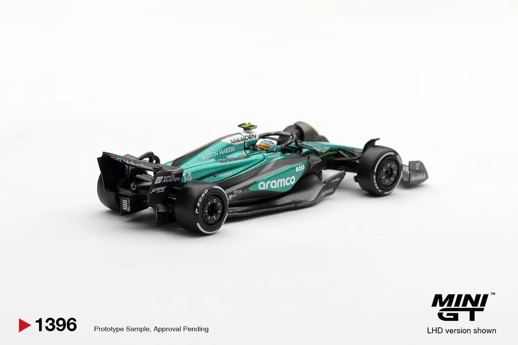 [PRE ORDER] Mini GT 1/64 2024 Fernando Alonso - Las Vegas GP - #14 Aston Martin MGT01396-L Diecast Scale Model