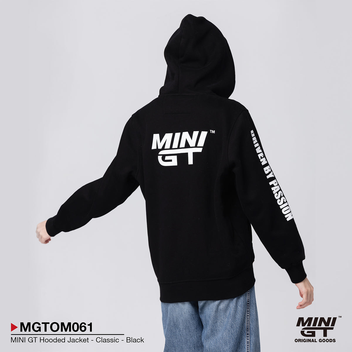 Mini GT Hooded Jacket Classic Black Medium MGTOM061-M