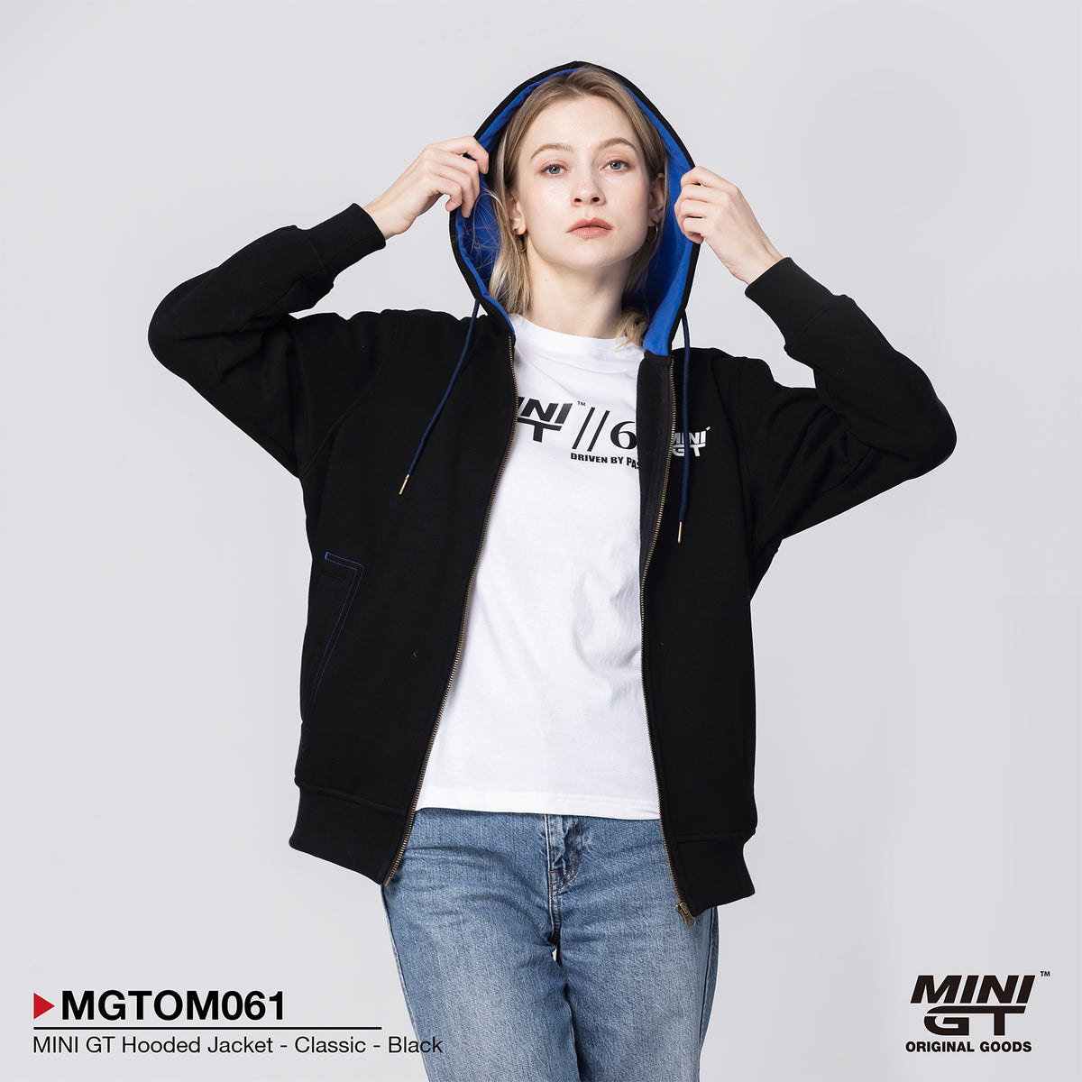 Mini GT Hooded Jacket Classic Black Medium MGTOM061-M