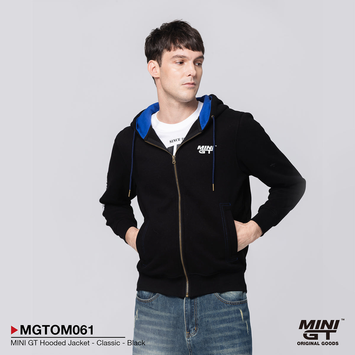 Mini GT Hooded Jacket Classic Black Medium MGTOM061-M