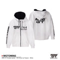 Mini GT Hooded Jacket //64 Driven by Passion White Medium MGTOM062-M