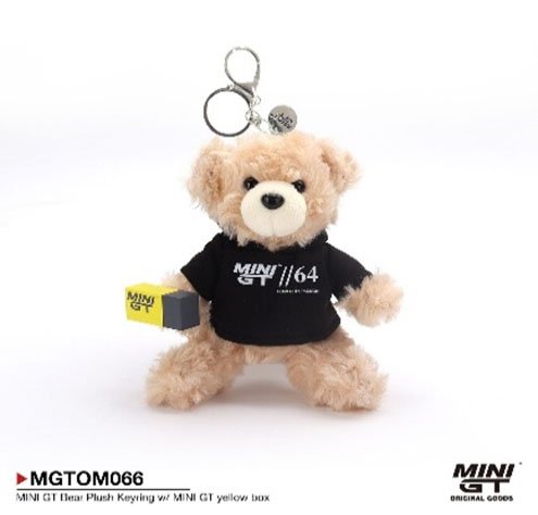 Mini GT Bear Plush Keyring w/MINI GT yellow box MGTOM066