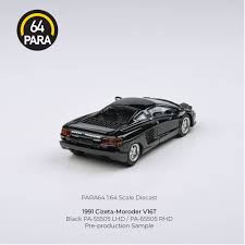 Para64 1/64 1991 Cizeta – Moroder V16T Black PA55505 Diecast Scale Model Car
