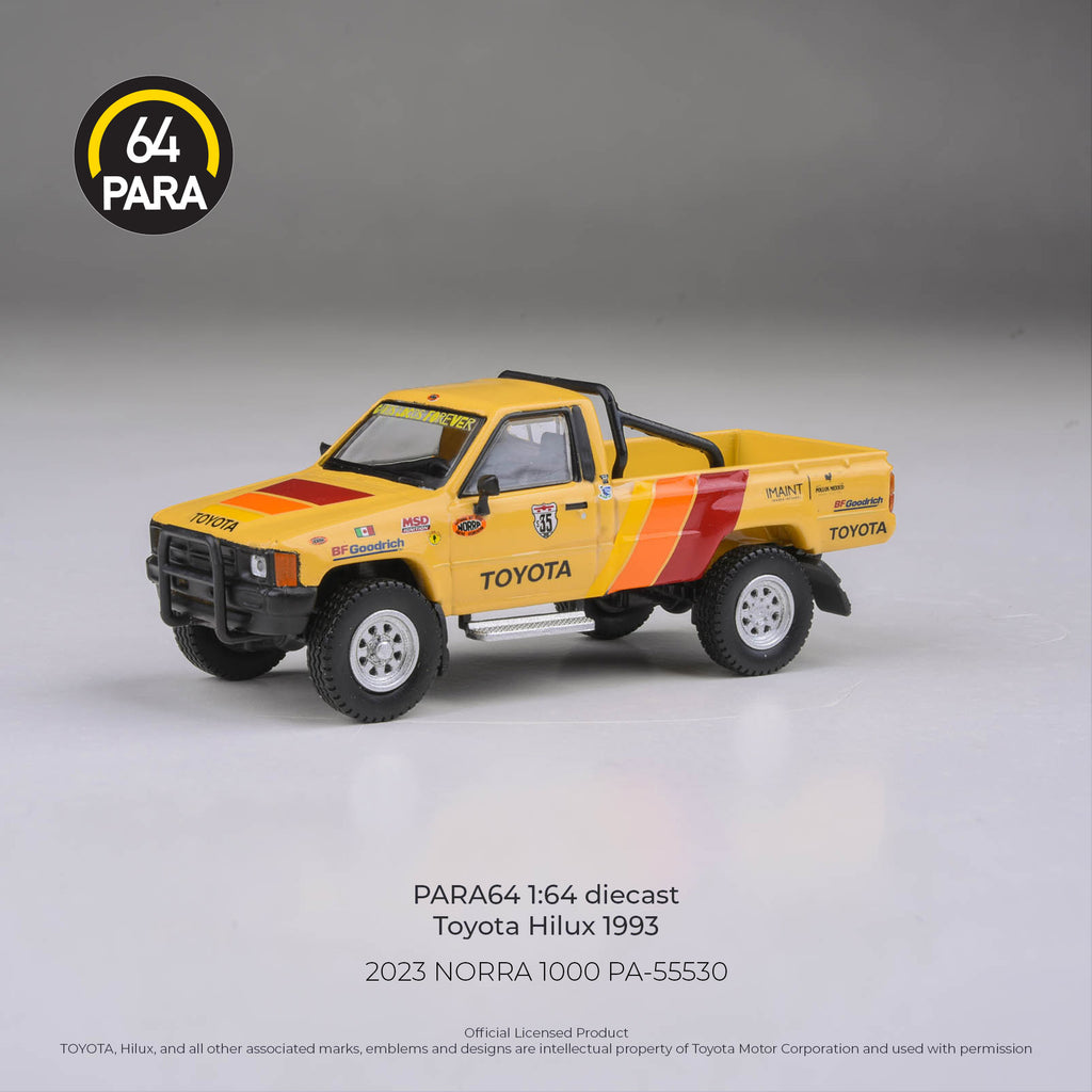 [PRE ORDER] Para64 1/64 Toyota Hilux 2023 NORRA 1000 PA55530 Diecast Scale Model Car