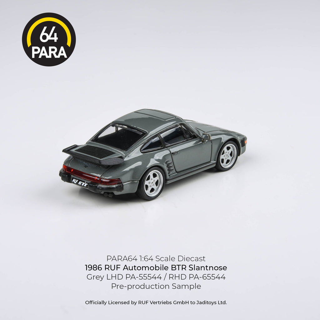 Para64 1/64 1986 RUF BTR Slantnose Grey  LHD PA55544 Diecast Scale Model Car