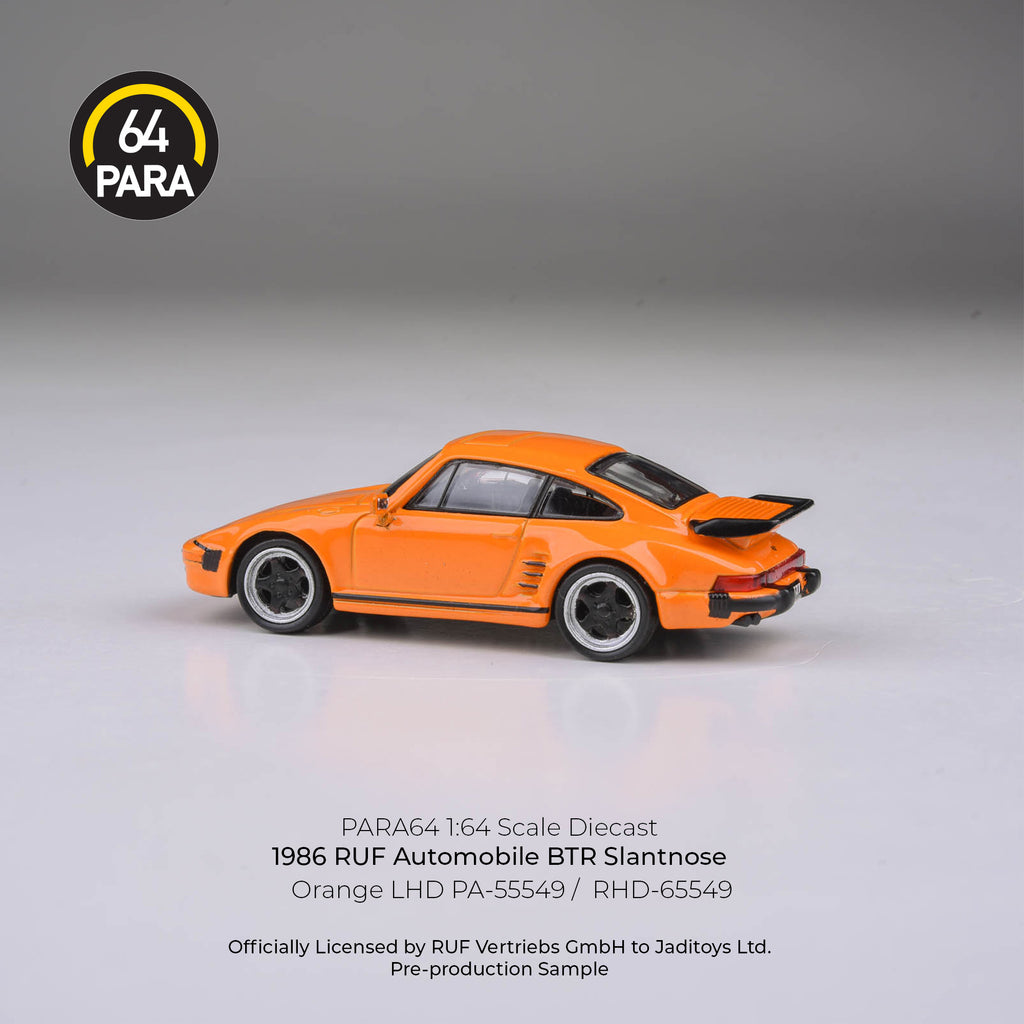 [PRE ORDER] Para64 1/64 1986 RUF BTR Orange PA55549 Diecast Scale Model Car