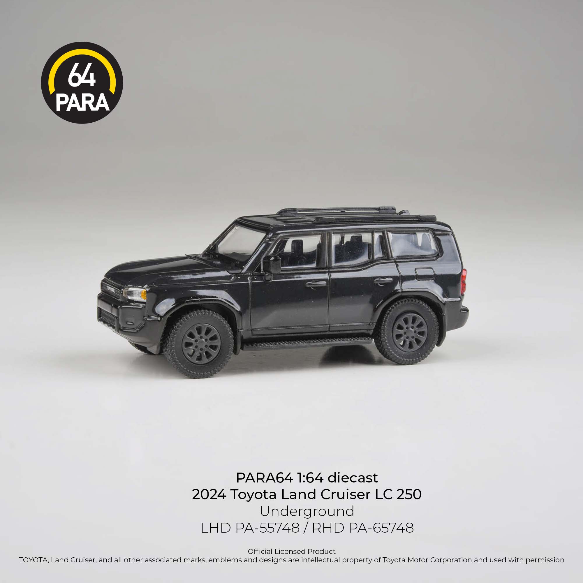 [PRE ORDER] Para64 1/64 Land Cruiser 250 Prado Underground PA-55748 Diecast Scale Model Car