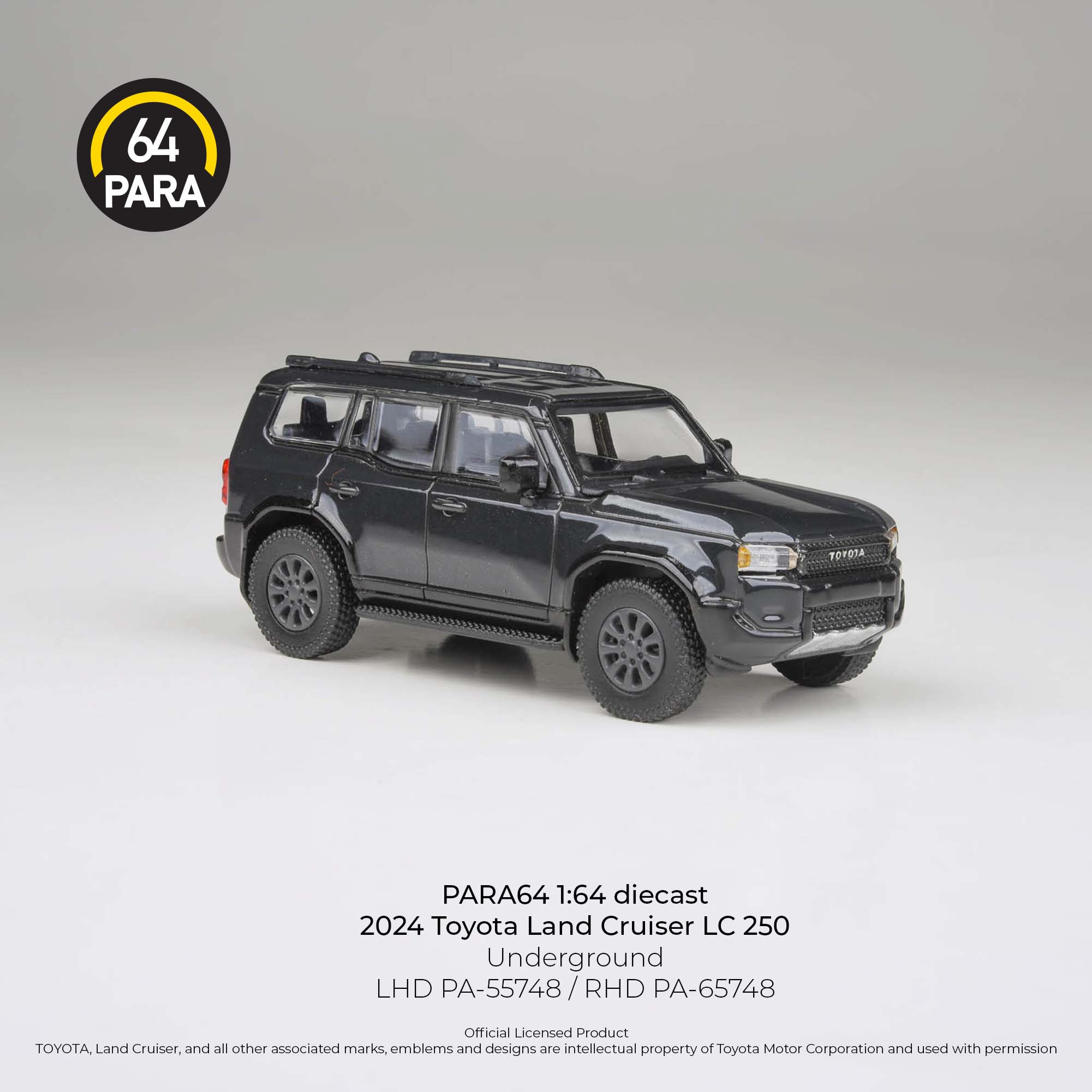 [PRE ORDER] Para64 1/64 Land Cruiser 250 Prado Underground PA-55748 Diecast Scale Model Car