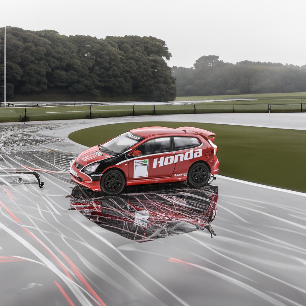 Para64 1:64 2001 Honda Civic Type-R EP3 BTCC Honda Racing RHD PA-65349 Diecast Scale Model