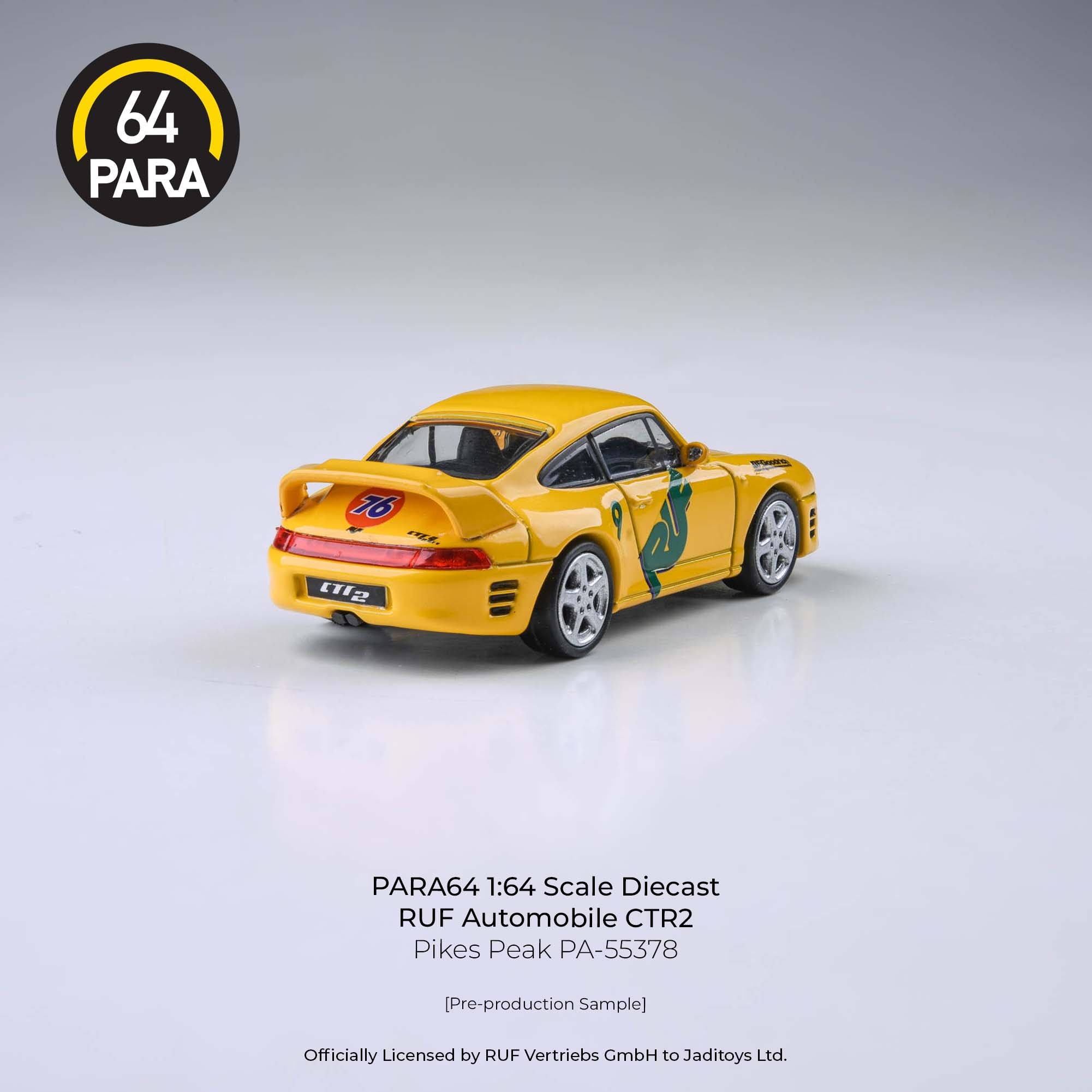 Para64 1/64 RUF Automobile CTR2 Pikes Peak PA55378 Diecast Scale Model Car