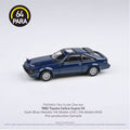 Para64 1/64 1982 Toyota Celica Supra XX Dark Blue Metallic PA55464 Diecast Scale Model Car